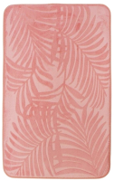 Коврик для ванной АкваЛиния Флис Тропикано MA4428N (50x80, розовый) - 
