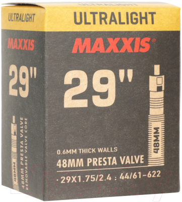 Камера для велосипеда Maxxis Ultralight 29x1.75/2.4 / EIB00140400