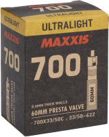 Камера для велосипеда Maxxis Ultralight 700x33/50C / EIB00141500 - 