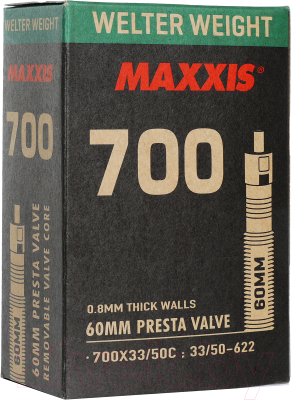 Камера для велосипеда Maxxis Welter Weight 700x33/50C / EIB00137400