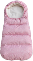 Конверт детский Alis Лебяжий пух 90x45 (курточная ткань, флис, розовый) - 