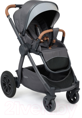 Изображение товара Детская универсальная коляска Happy Baby Mommer Pro 2 в 1 (Dark Grey)