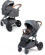 Миниатюра изображения товара Детская универсальная коляска Happy Baby Mommer Pro 2 в 1 (Dark Grey)