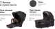 Миниатюра изображения товара Детская универсальная коляска Happy Baby Mommer Pro 2 в 1 (Dark Grey)