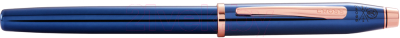 Ручка-роллер имиджевая Cross Selectip Century II / AT0085-138 (синий/розовое золото)