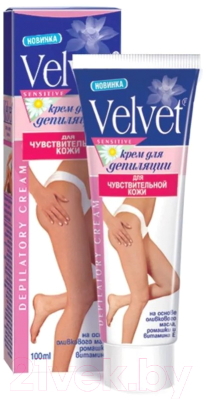 Крем для депиляции Velvet Для чувствительной кожи (100мл)