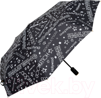 Зонт складной Moschino 8603-OCA Hollywood Black