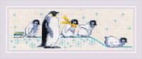 Набор для вышивания Риолис Пингвинчики / 1975 - 