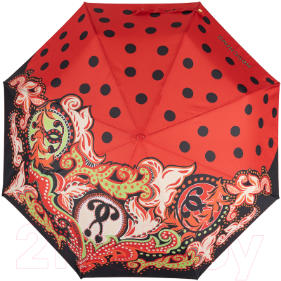 Зонт складной Moschino 8740-OCС Double Red