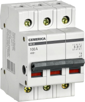 Выключатель нагрузки Generica ВН-32 3Р 100А / MNV15-3-100 - 