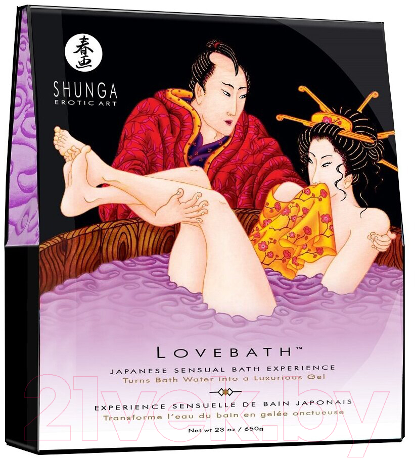 Эмульсия для ванны Shunga Love Bath Sensual Lotus / 6802 (650г)
