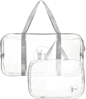 Комплект сумок в роддом Roxy-Kids RKB-005 (2шт, серый) - 