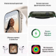 Миниатюра изображения товара Умные часы Apple Watch Series 7 GPS 41mm / MKMX3 (алюминий черный/темная ночь)