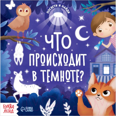 

Развивающая книга Буква-ленд, Что происходит в темноте С фонариком / 6970536