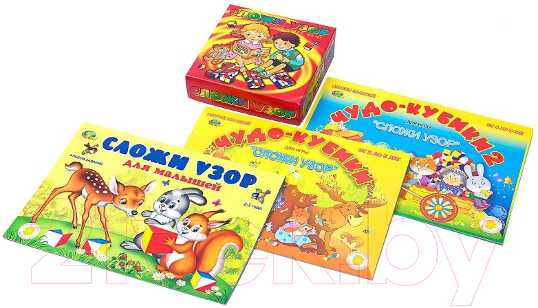Развивающая игра Корвет Сложи узор Кубики / 430289 — фото 5