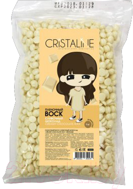 

Воск для депиляции Cristaline, Cream Chocolate Wax Пленочный в гранулах / 404226