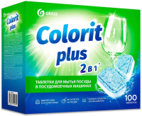 

Таблетки для посудомоечных машин Grass, Colorit Plus / 125534