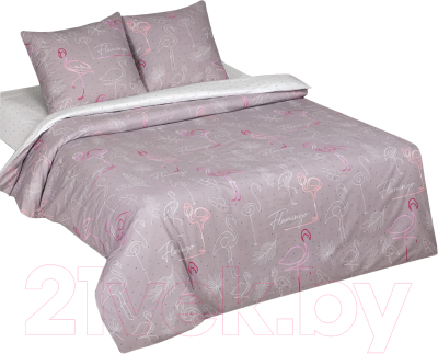 Комплект постельного белья АртПостель Фламинго Евро 914