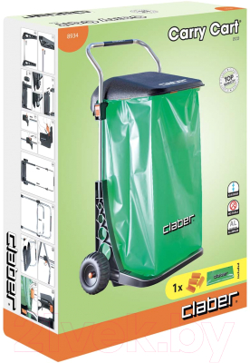 Изображение товара Тележка садовая Claber Cart Eco Garden 8934