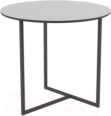 Журнальный столик Калифорния мебель Альбано Glass (белый)