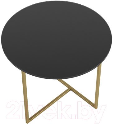 Журнальный столик Калифорния мебель Альбано Glass (черный)