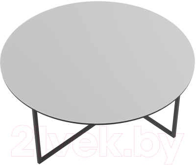 Журнальный столик Калифорния мебель Маджоре Glass (белый)