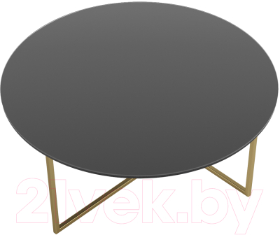Журнальный столик Калифорния мебель Маджоре Glass (черный)