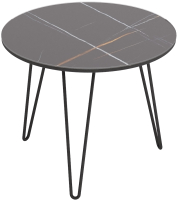 Журнальный столик Калифорния мебель РИД Glass 430 (сахара нуар/черный матовый) - 