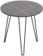 Журнальный столик Калифорния мебель РИД Glass 530 (сахара нуар/черный матовый) - 