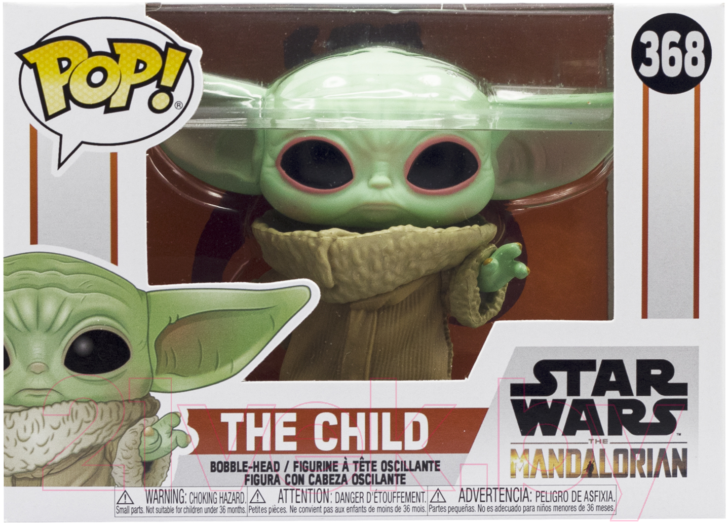 Фигурка Funko POP! Bobble Star Wars Mandalorian The Child 48740 / Fun2549485