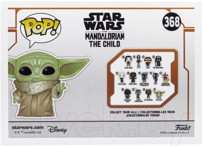 Фигурка коллекционная Funko POP! Bobble Star Wars Mandalorian The Child 48740 / Fun2549485