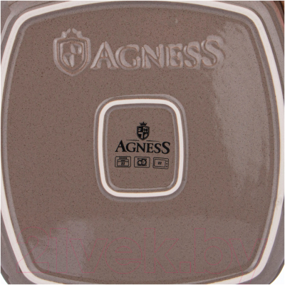 Форма для запекания Agness 777-075 (серый)