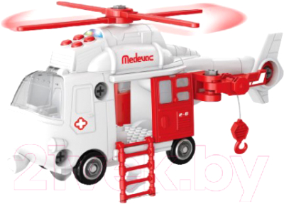 Игрушка-конструктор Funky Toys Спасательный вертолет / FT62102