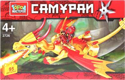 

Конструктор Город мастеров, Самурай на драконе / LP-2726-R