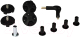 Миниатюра изображения товара Набор запчастей для сноуборда Now Snowboards Kgp Tool Less Kit Nylon (S)