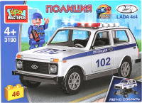 

Конструктор Город мастеров, Lada 4х4 Полиция / 3190-CY