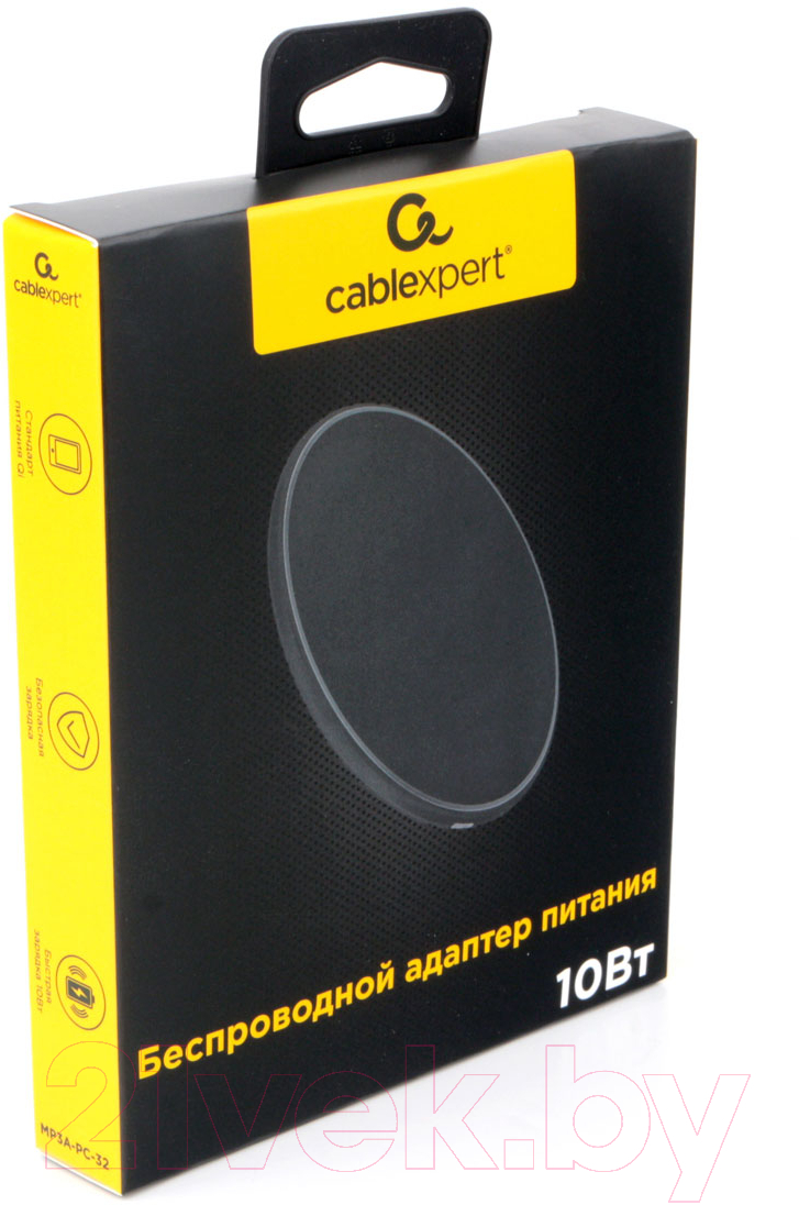 Зарядное устройство беспроводное Cablexpert MP3A-PC-32 (черный) — фото 2