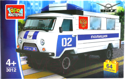 Конструктор Город мастеров УАЗ-452 Полиция / SB-3012