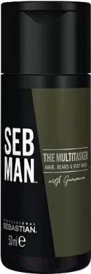 Шампунь для волос Seb Man 3в1 The Multi-Tasker Hair Beard&Body (50мл)