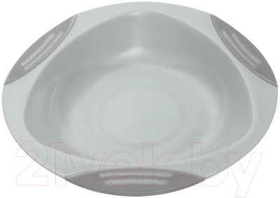 Тарелка для кормления BabyOno 1062/03 с присоской (серый)