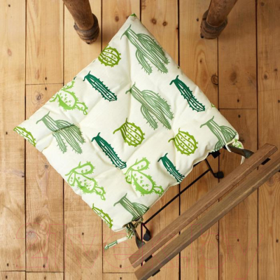 Подушка для садовой мебели Этель Кактусы / 6883948 (42x42)