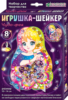 

Набор для творчества Клеvер, Для изготовления игрушки-шейкера. Чудо-фея / АМ 38-105