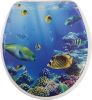 Сиденье для унитаза АкваЛиния SK-06161 (рифы) - 