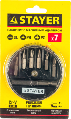 Изображение товара Набор бит Stayer 2607-H7-z01