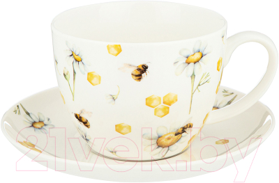 Чашка с блюдцем Lefard Honey Bee / 133-342