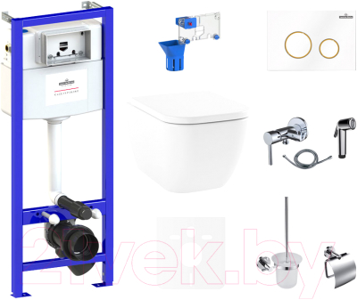 

Унитаз подвесной с инсталляцией Lavinia Boho, Relfix One 75110513