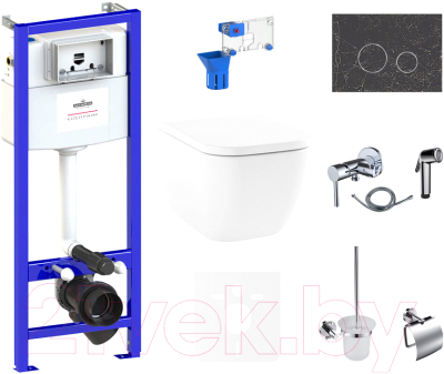 

Унитаз подвесной с инсталляцией Lavinia Boho, Relfix One 75110515