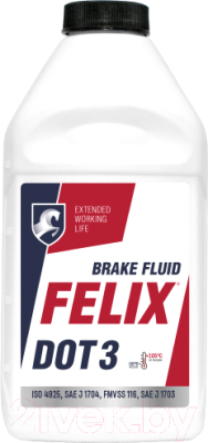 Тормозная жидкость FELIX DOT 3 / 430130008 (0.91кг)