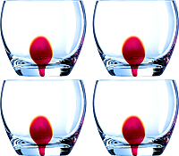 Набор стаканов Luminarc Drip red E5171 - 