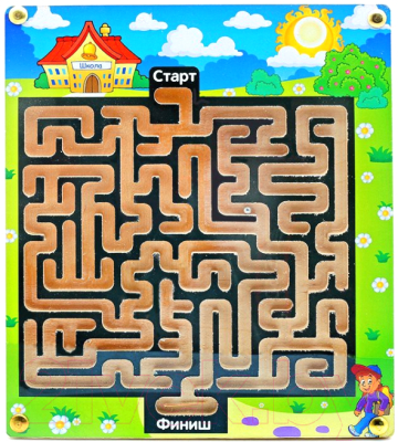 

Развивающая игрушка Мастер игрушек, Лабиринт. Идем в школу / IG0049